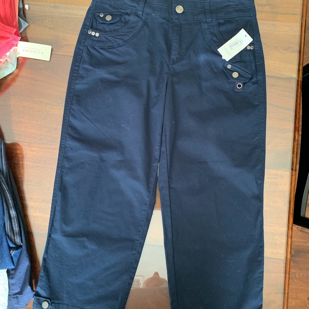 Blue Capris
